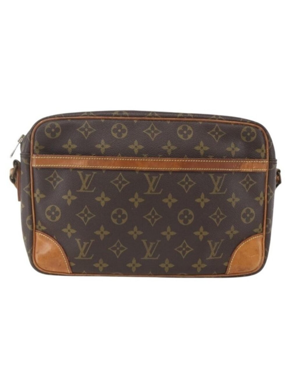 Authentic LOUIS VUITTON Monogram Trocadero 30 Shoulder Bag M51272 LV - Picture 5 of 16